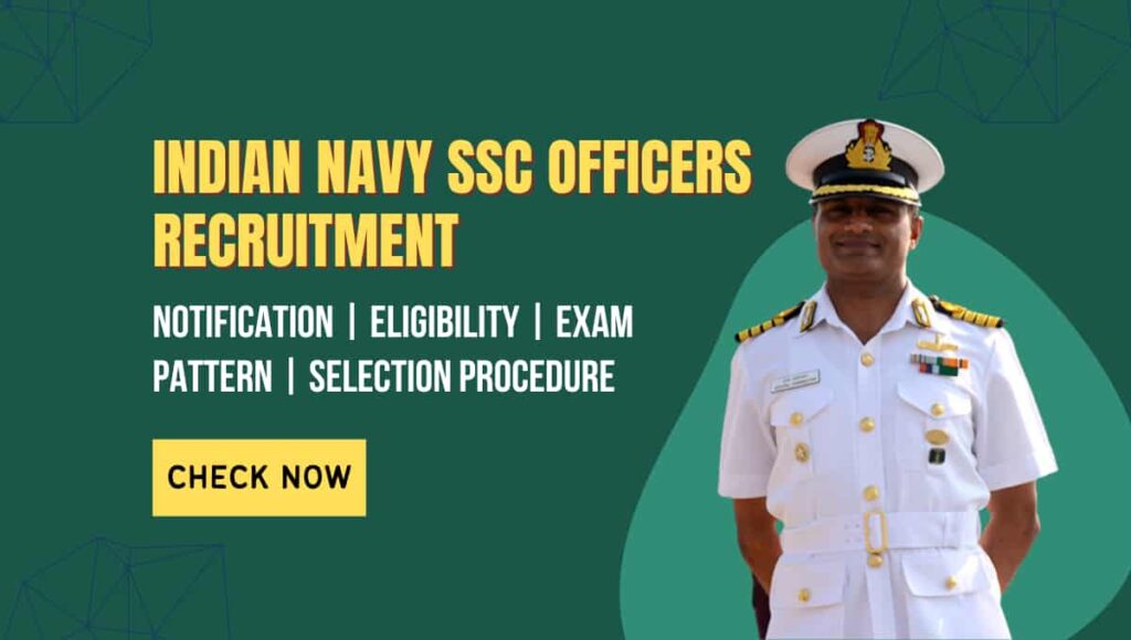 Indian Navy SSC Officer Recruitment 2026
