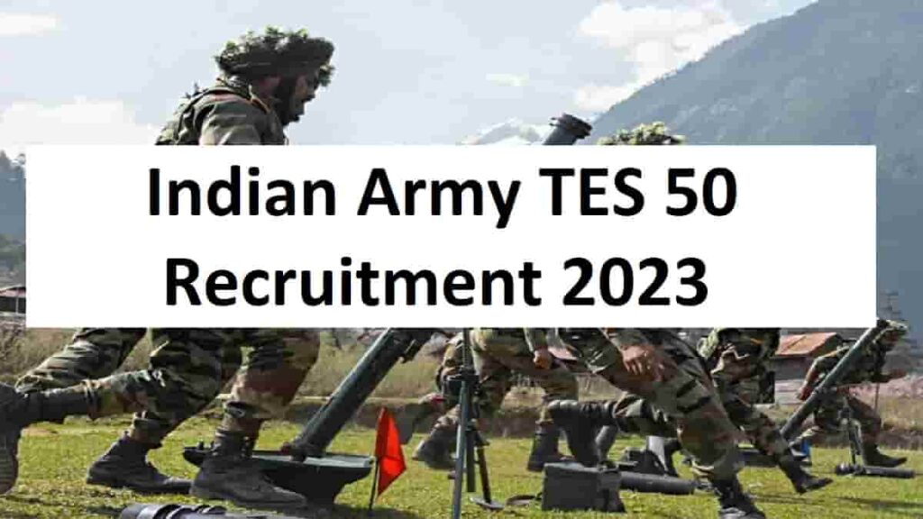 Indian Army 10+2 TES 50