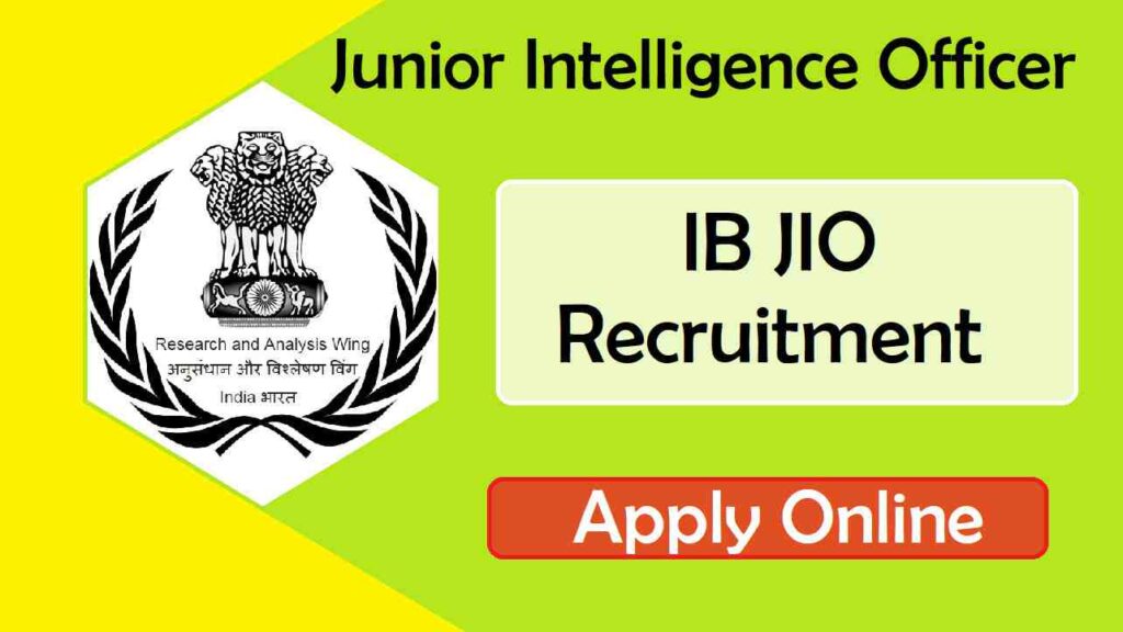 MHA IB Junior Intelligence Officer