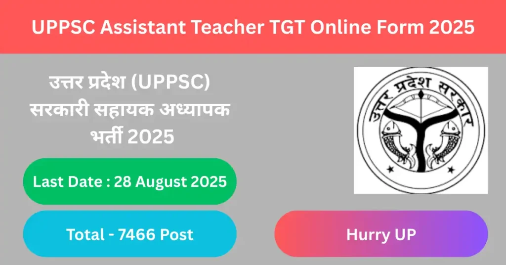 UPPSC Assistant Teacher TGT Online Form